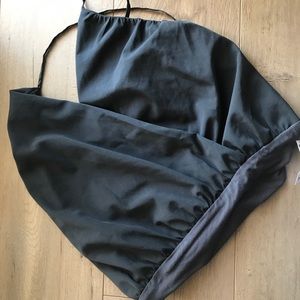 NWT Gray Backless Bodysuit